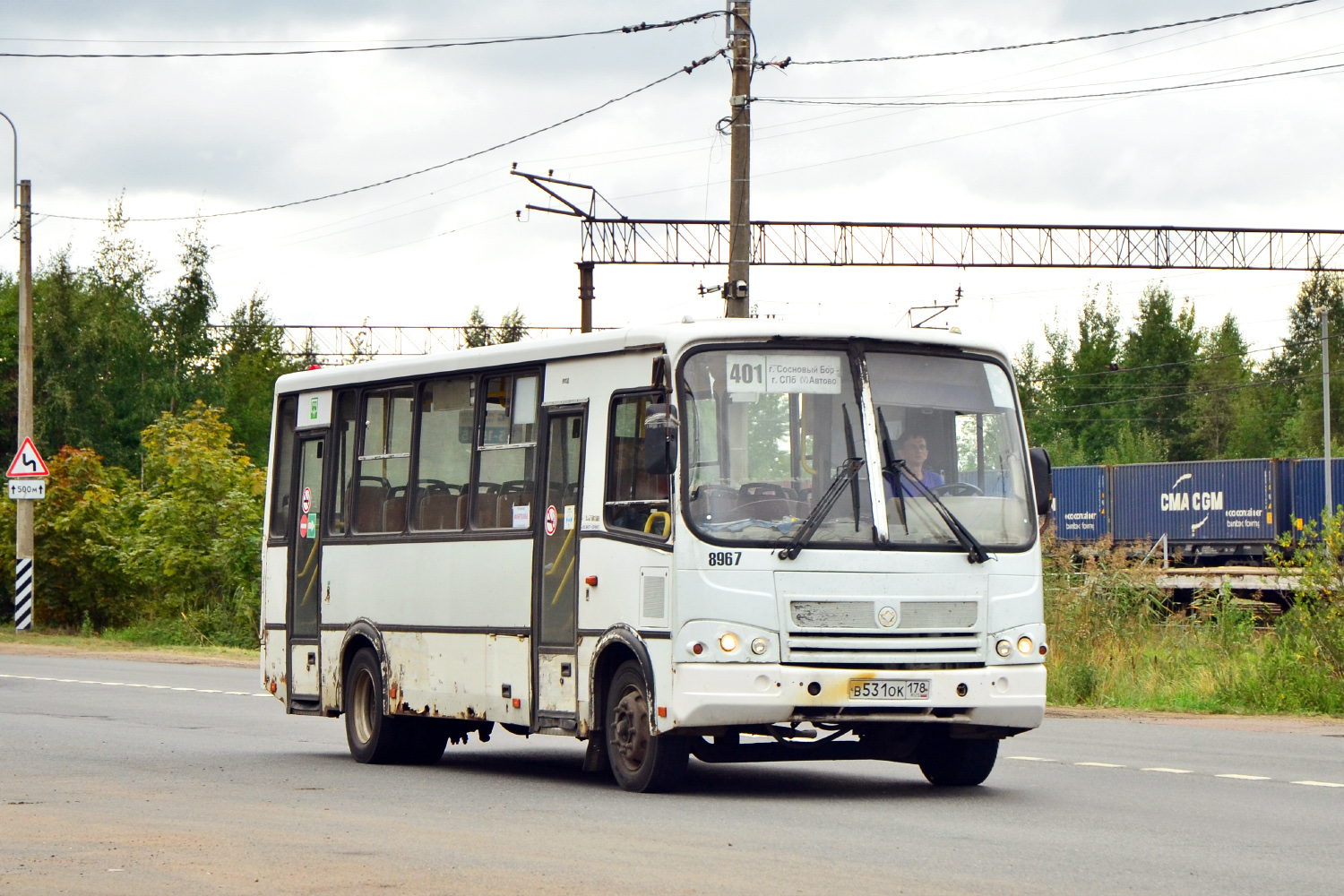 Санкт-Петербург, ПАЗ-320412-05 № 8967