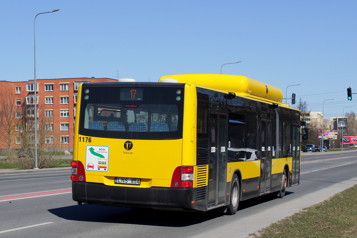 Литва, MAN A21 Lion's City NL243 CNG № 1176