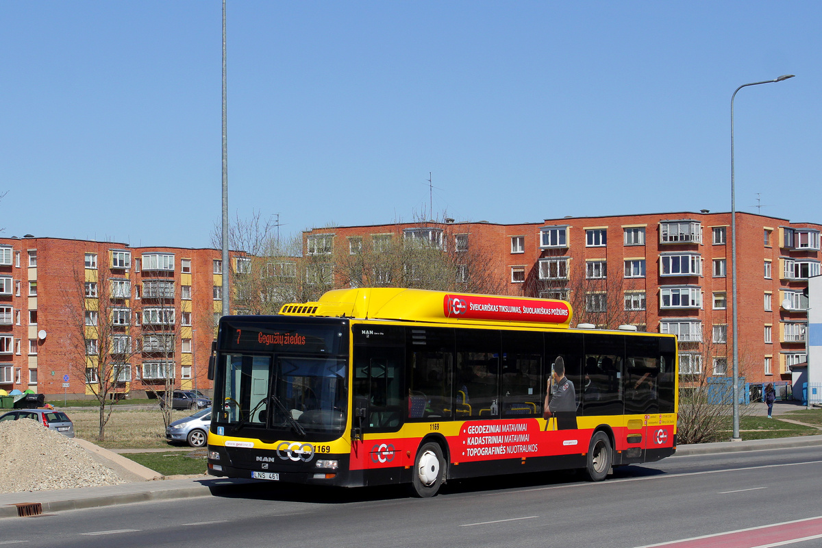 Литва, MAN A21 Lion's City NL243 CNG № 1169