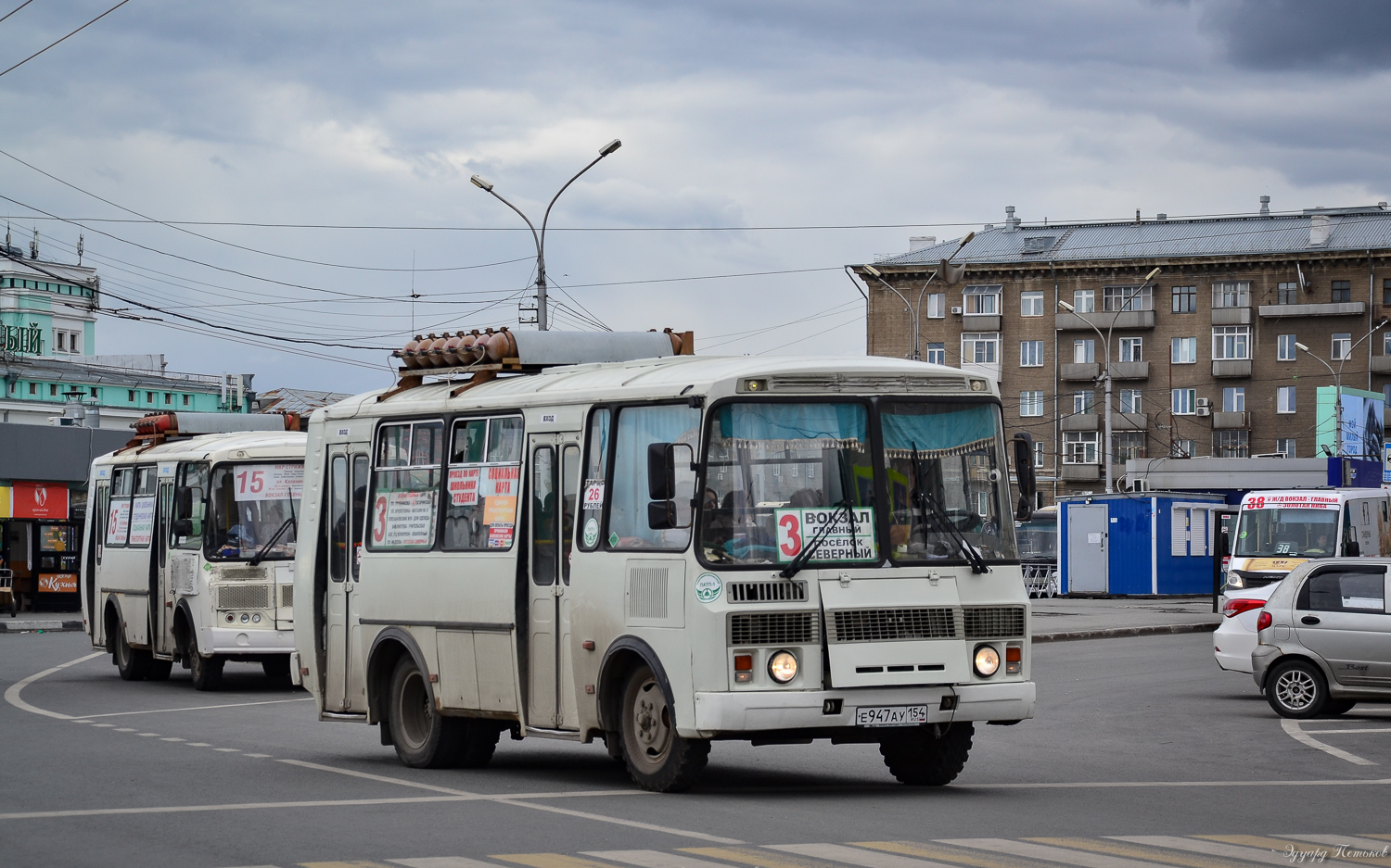 Новосибирская область, ПАЗ-32054 № Е 947 АУ 154