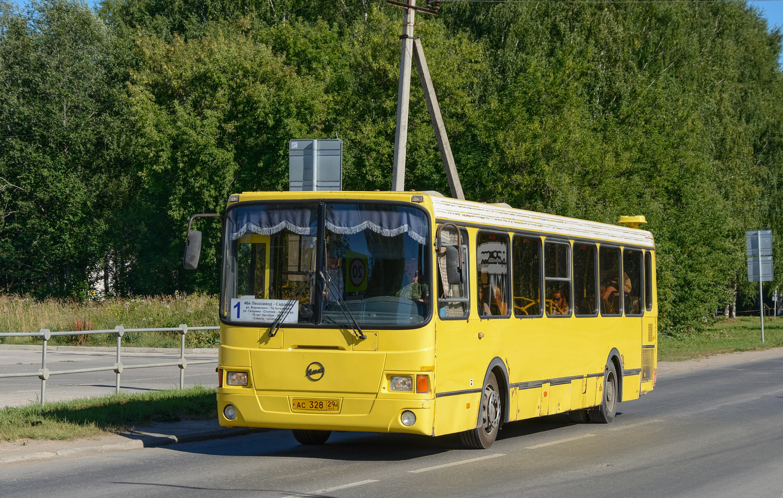 Архангельская область, ЛиАЗ-5256.35 № АС 328 29