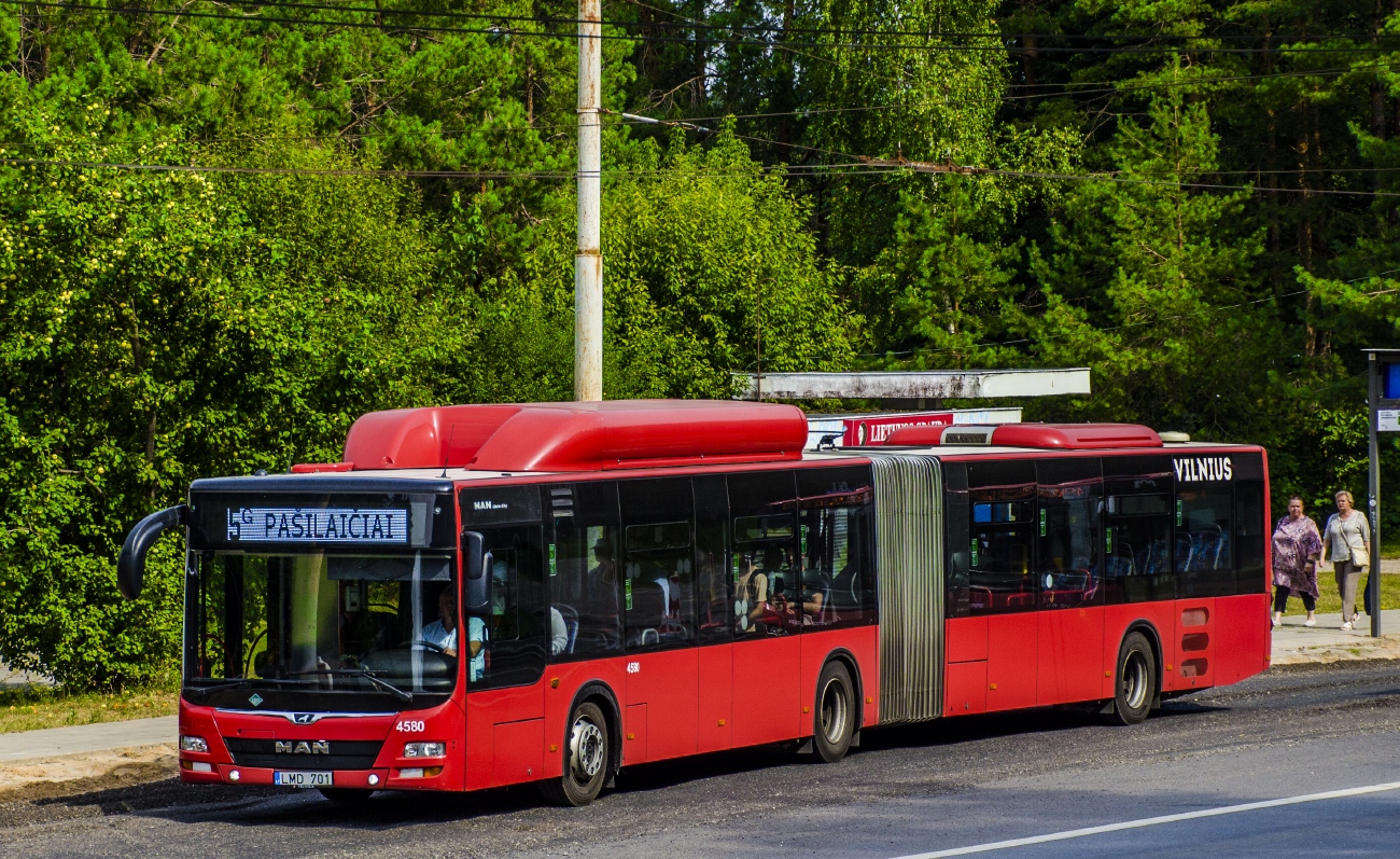 Литва, MAN A23 Lion's City G NG313 CNG № 4580