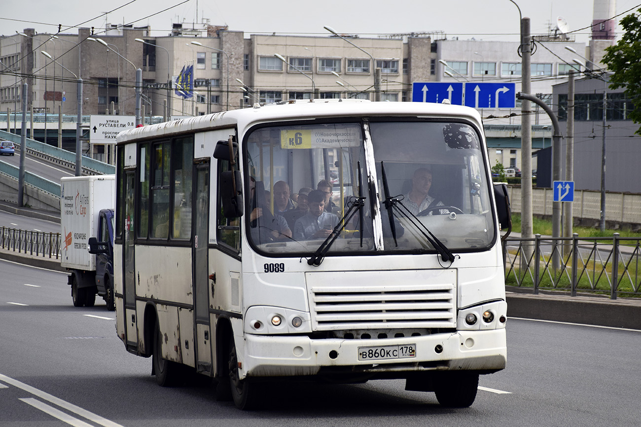 Санкт-Петербург, ПАЗ-320402-05 № 9089