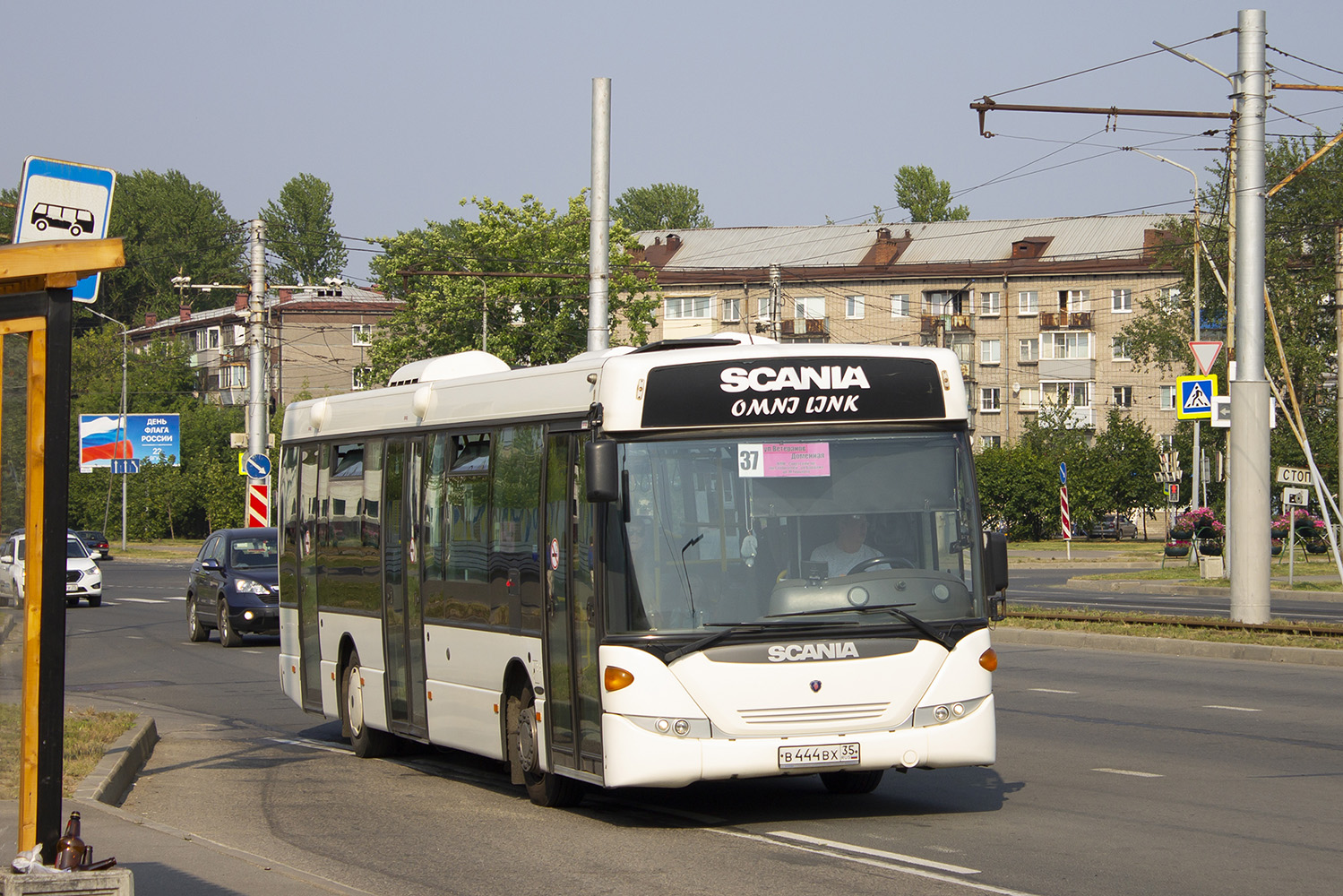 Вологодская область, Scania OmniLink II (Скания-Питер) № В 444 ВХ 35