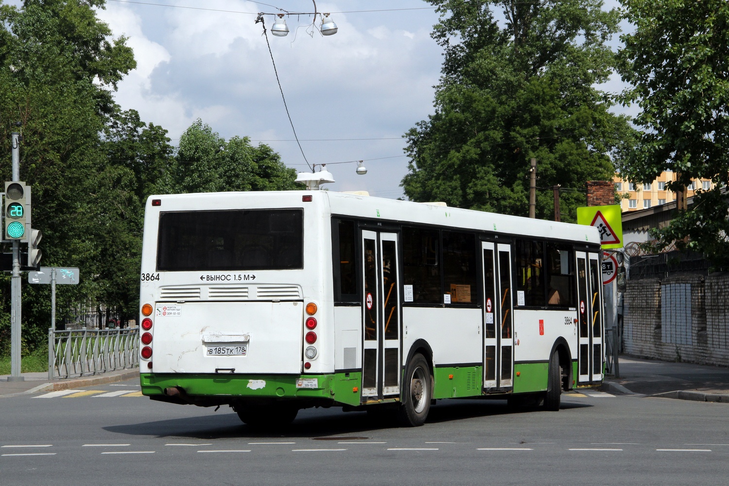 Санкт-Петербург, ЛиАЗ-5293.60 № 3864