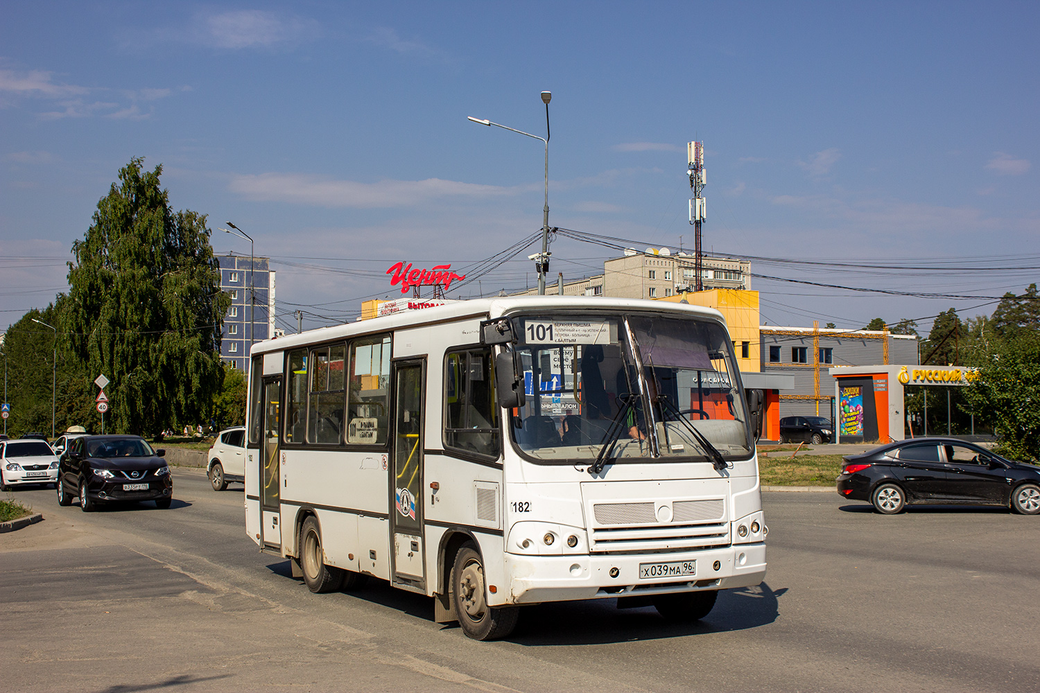 Свердловская область, ПАЗ-320402-05 № 182