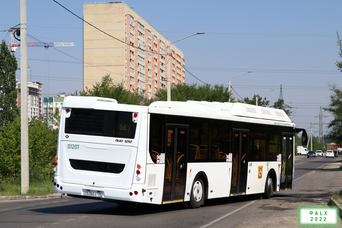 Воронежская область, ЛиАЗ-5292.67 (CNG) № 01207