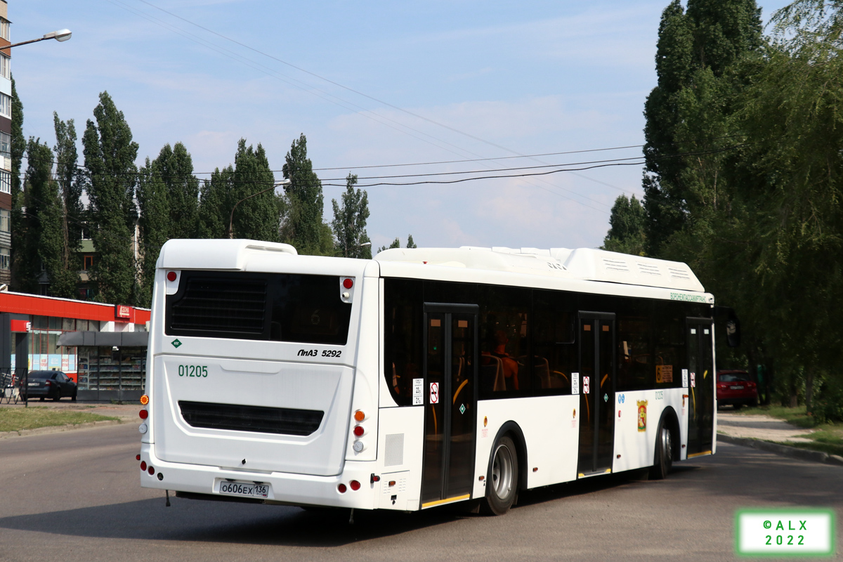 Воронежская область, ЛиАЗ-5292.67 (CNG) № 01205