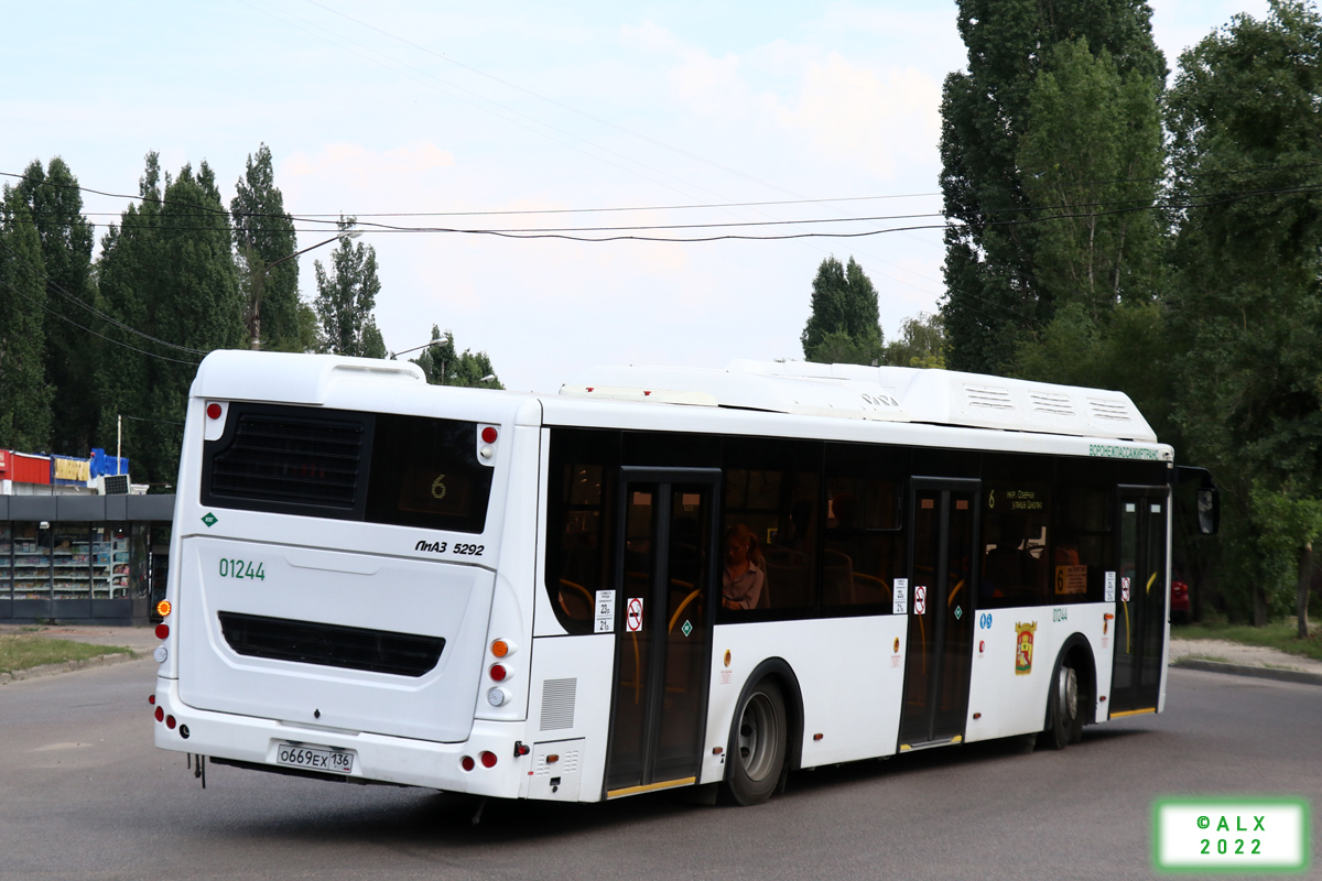 Воронежская область, ЛиАЗ-5292.67 (CNG) № 01244