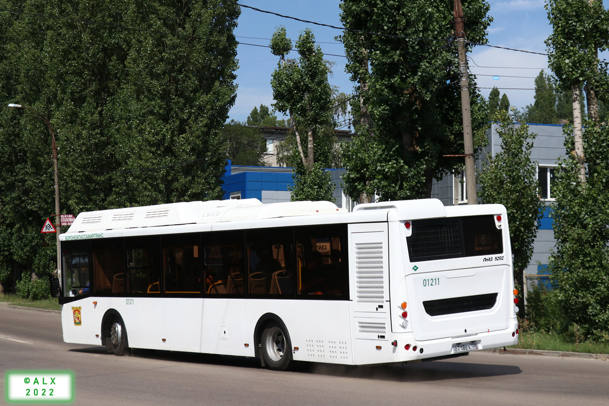 Воронежская область, ЛиАЗ-5292.67 (CNG) № 01211