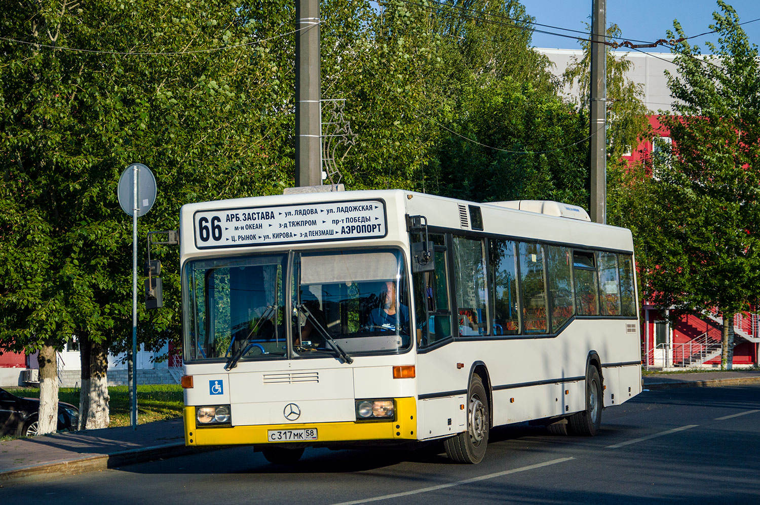 Пензенская область, Mercedes-Benz O405N2 № С 317 МК 58