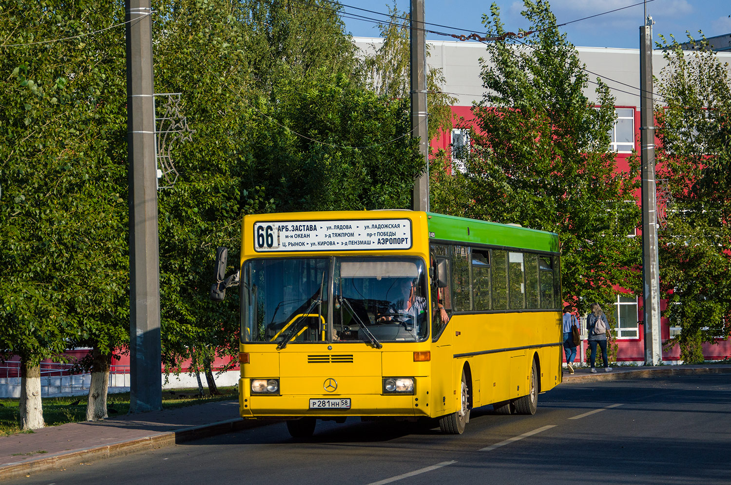 Пензенская область, Mercedes-Benz O405 № Р 281 НН 58