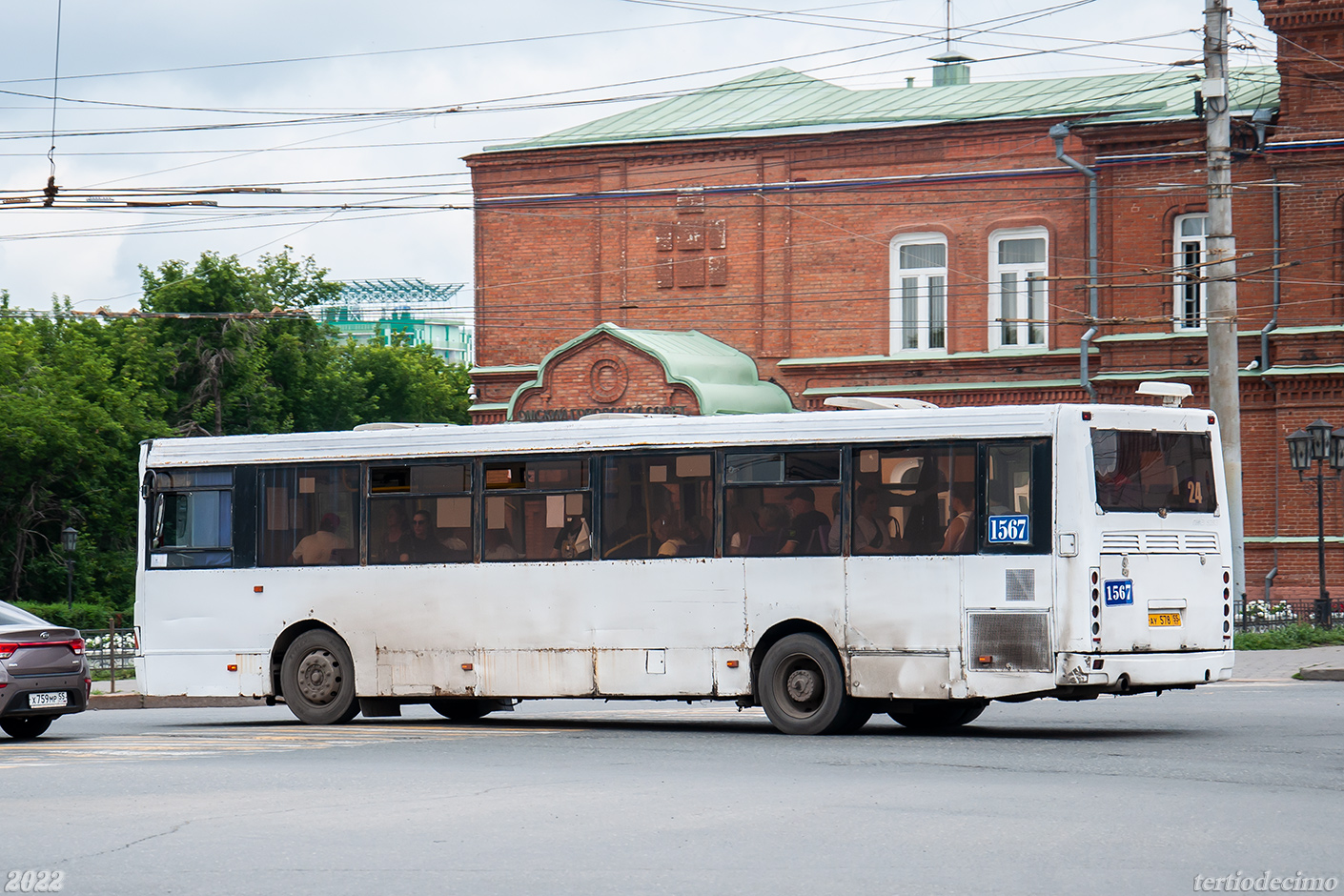 Омская область, ЛиАЗ-5293.00 № 1567