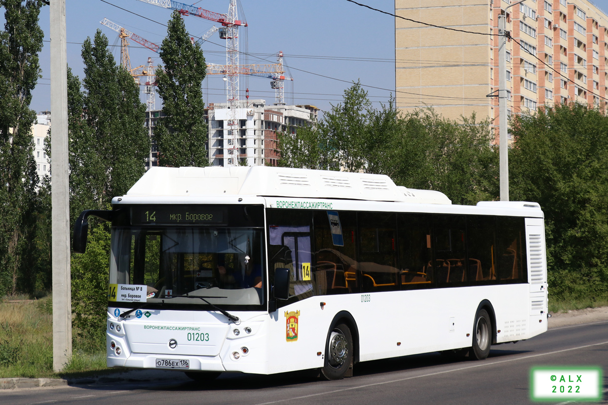 Воронежская область, ЛиАЗ-5292.67 (CNG) № 01203