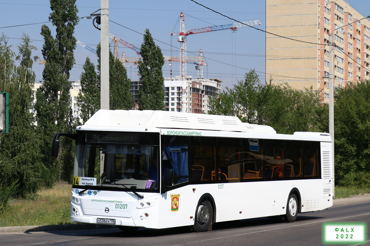 Воронежская область, ЛиАЗ-5292.67 (CNG) № 01207