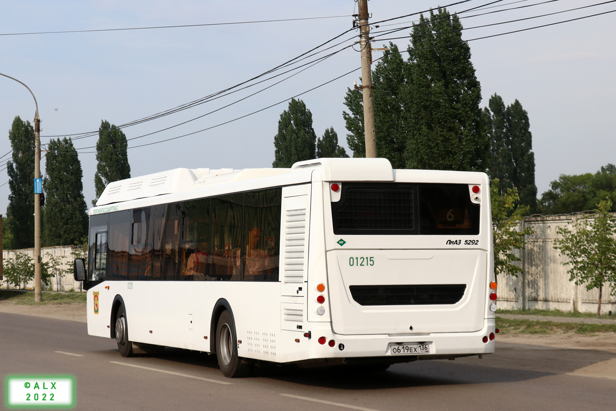 Воронежская область, ЛиАЗ-5292.67 (CNG) № 01215