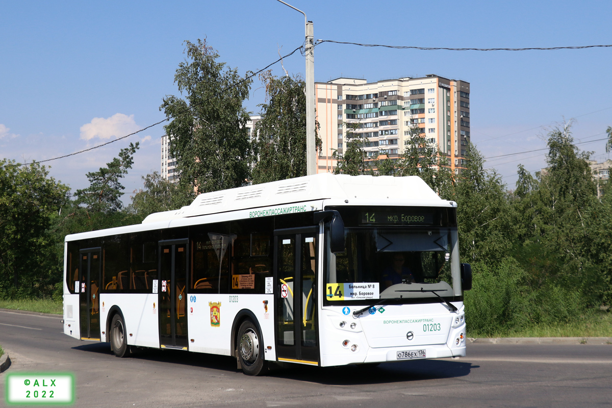 Voronezh region, LiAZ-5292.67 (CNG) č. 01203