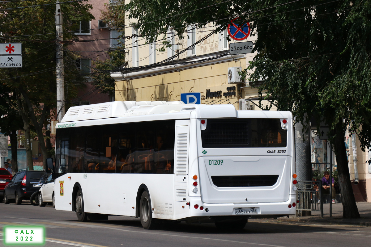 Воронежская область, ЛиАЗ-5292.67 (CNG) № 01209