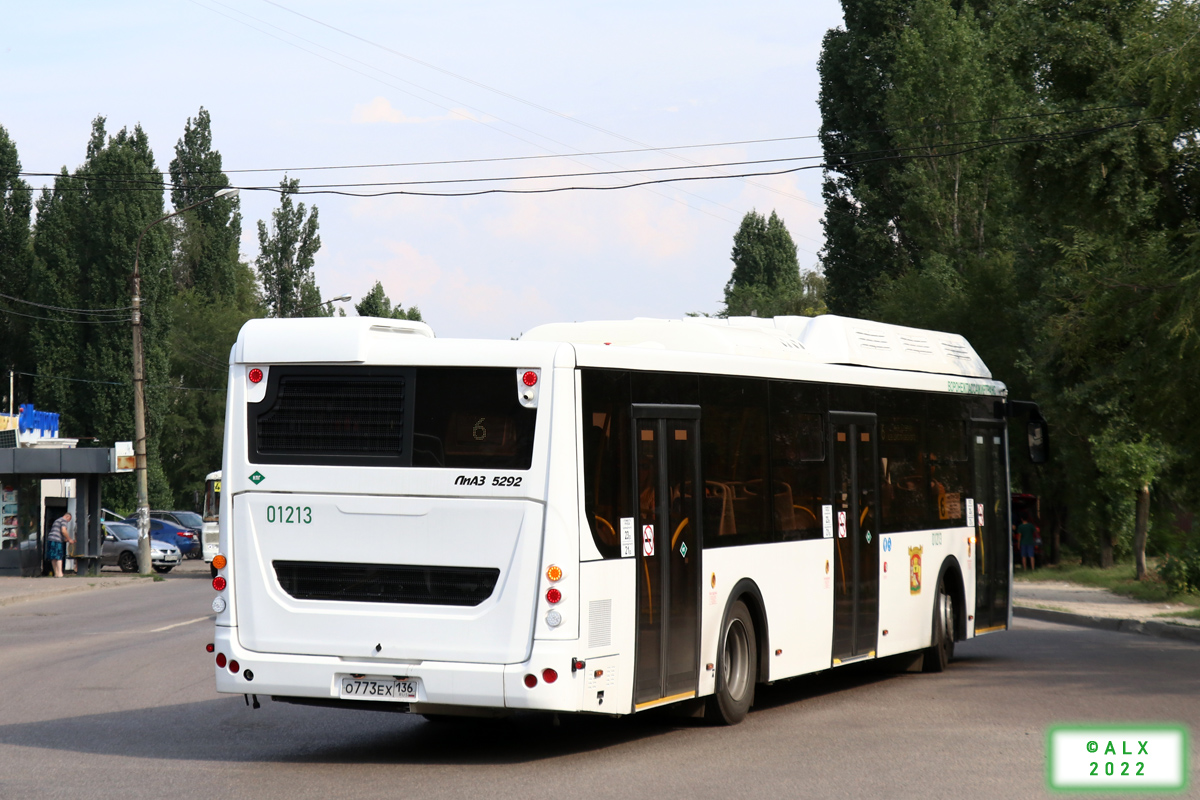 Воронежская область, ЛиАЗ-5292.67 (CNG) № 01213