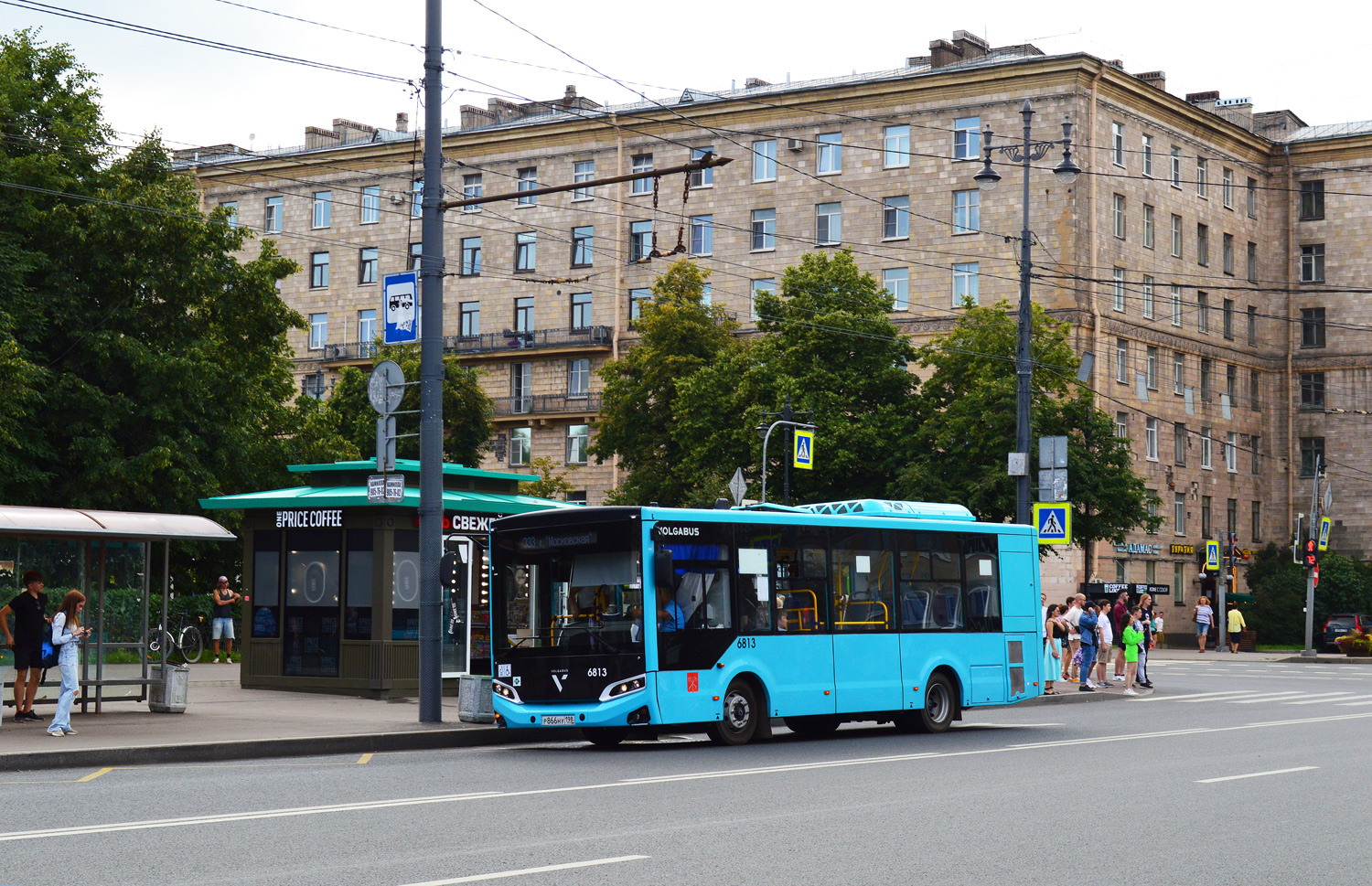 Санкт-Петербург, Volgabus-4298.G4 (LNG) № 6813