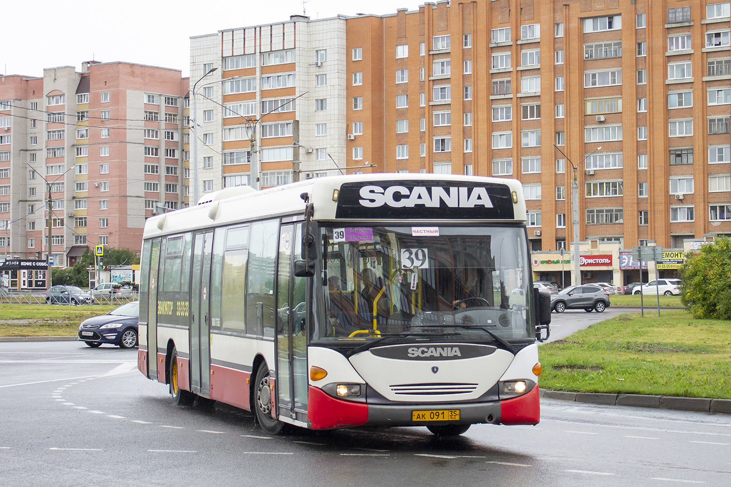 Vologda region, Scania OmniLink I (Scania-St.Petersburg) č. АК 091 35