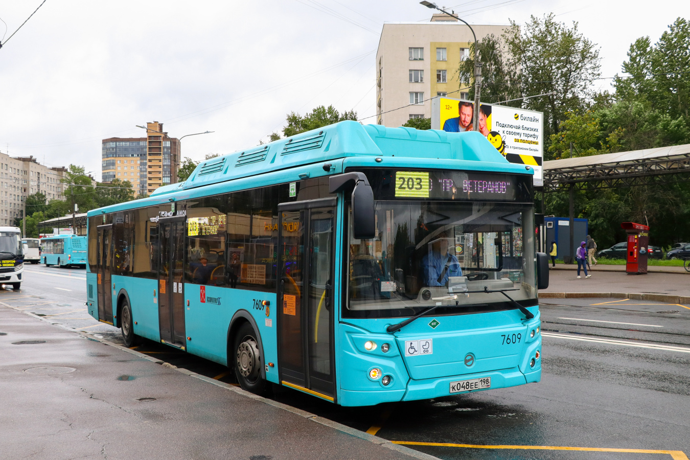 Санкт-Петербург, ЛиАЗ-5292.67 (CNG) № 7609