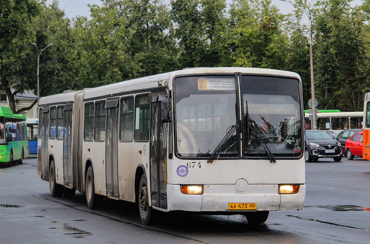 Oblast Pskow, Mercedes-Benz O345G Nr. 674