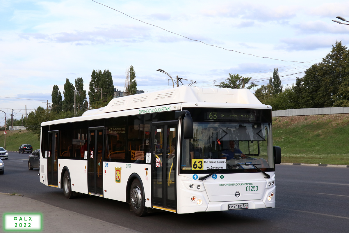 Воронежская область, ЛиАЗ-5292.67 (CNG) № 01253