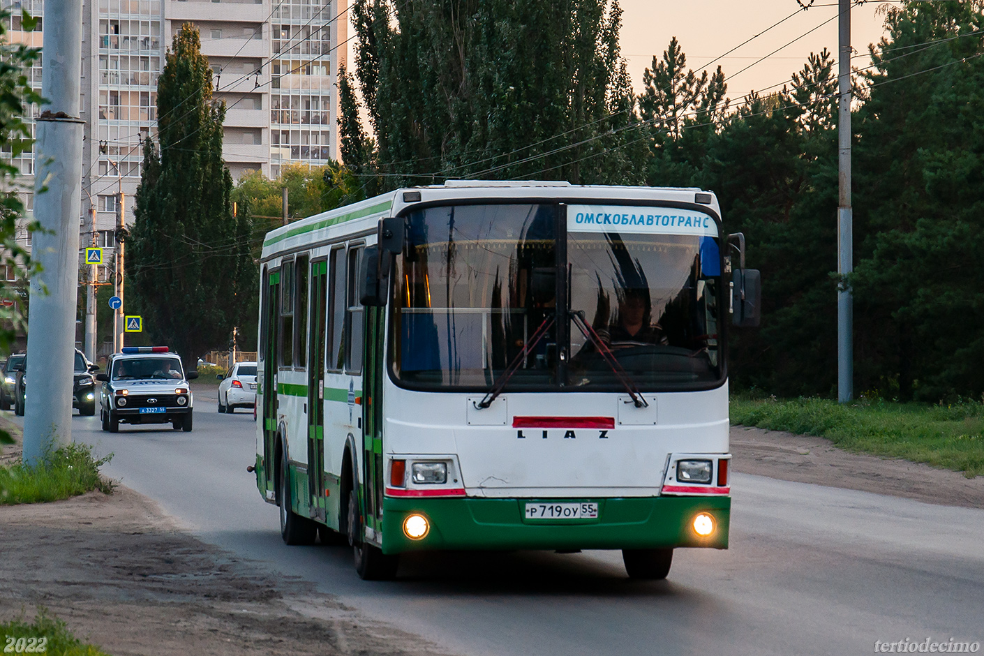 Омская область, ЛиАЗ-5256.35 № 195