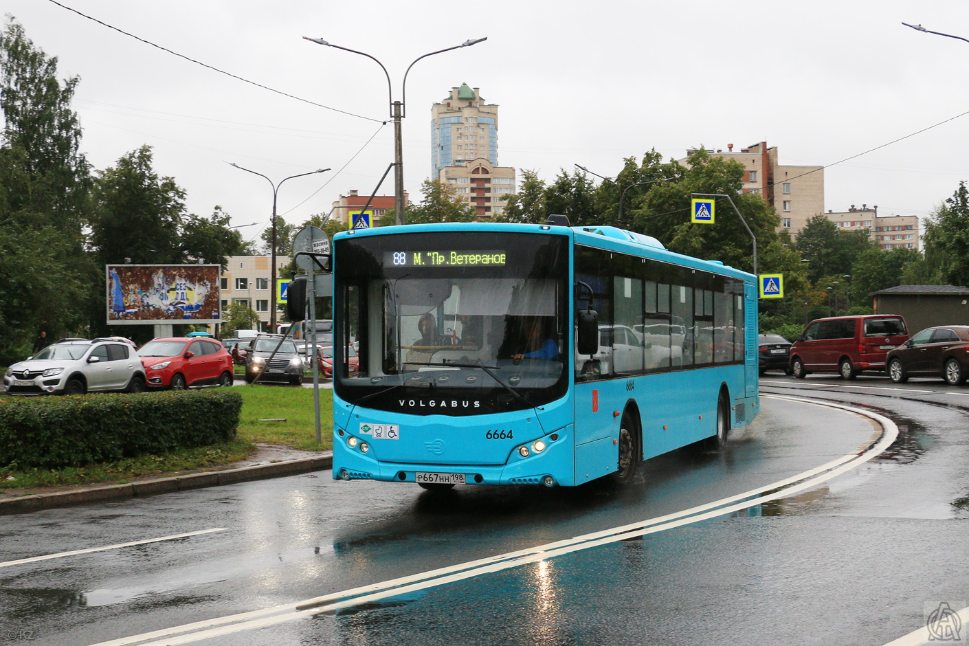 Санкт-Петербург, Volgabus-5270.G4 (LNG) № 6664