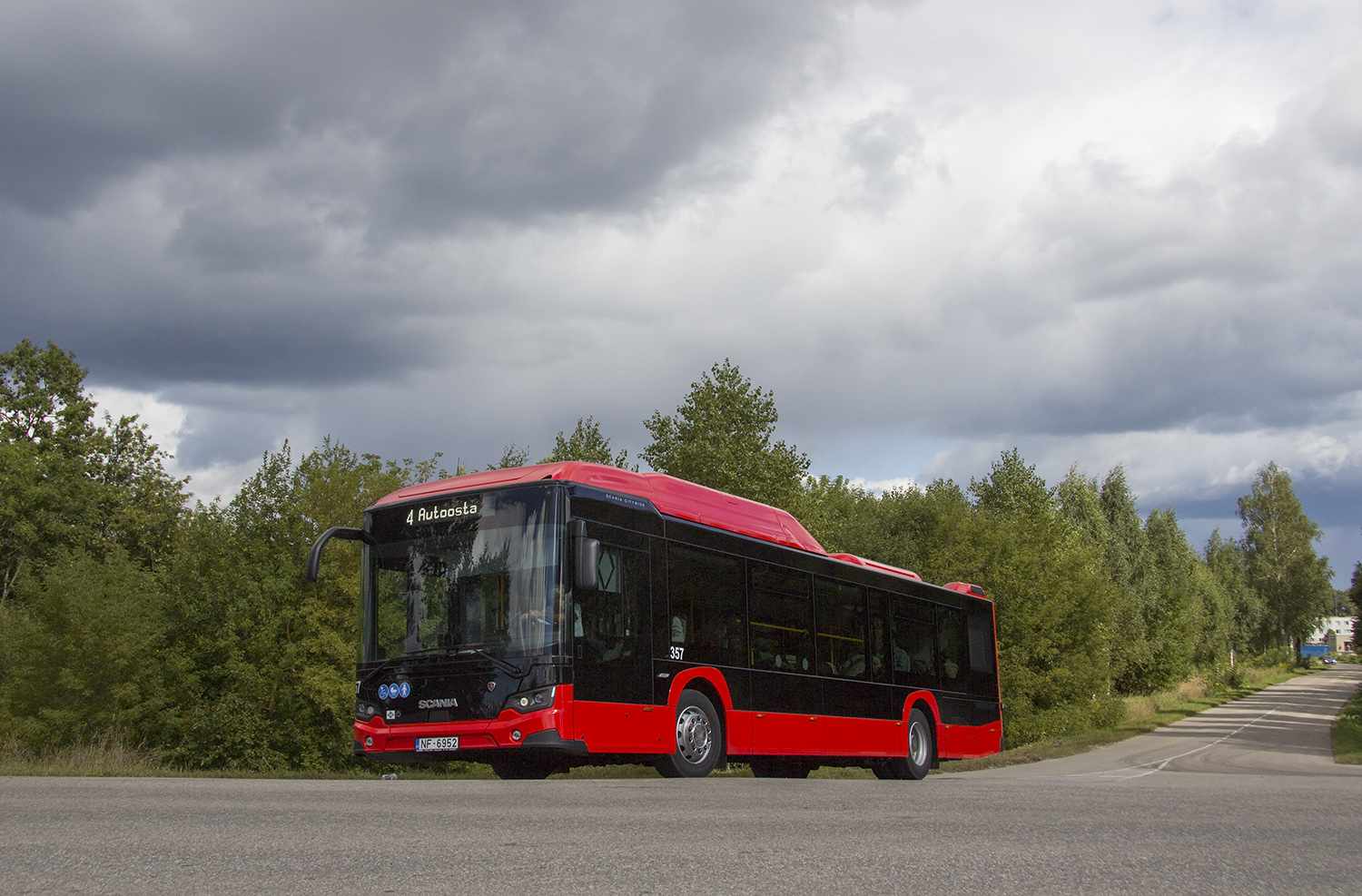 Lotyšsko, Scania Citywide LF II 12.1 č. 357