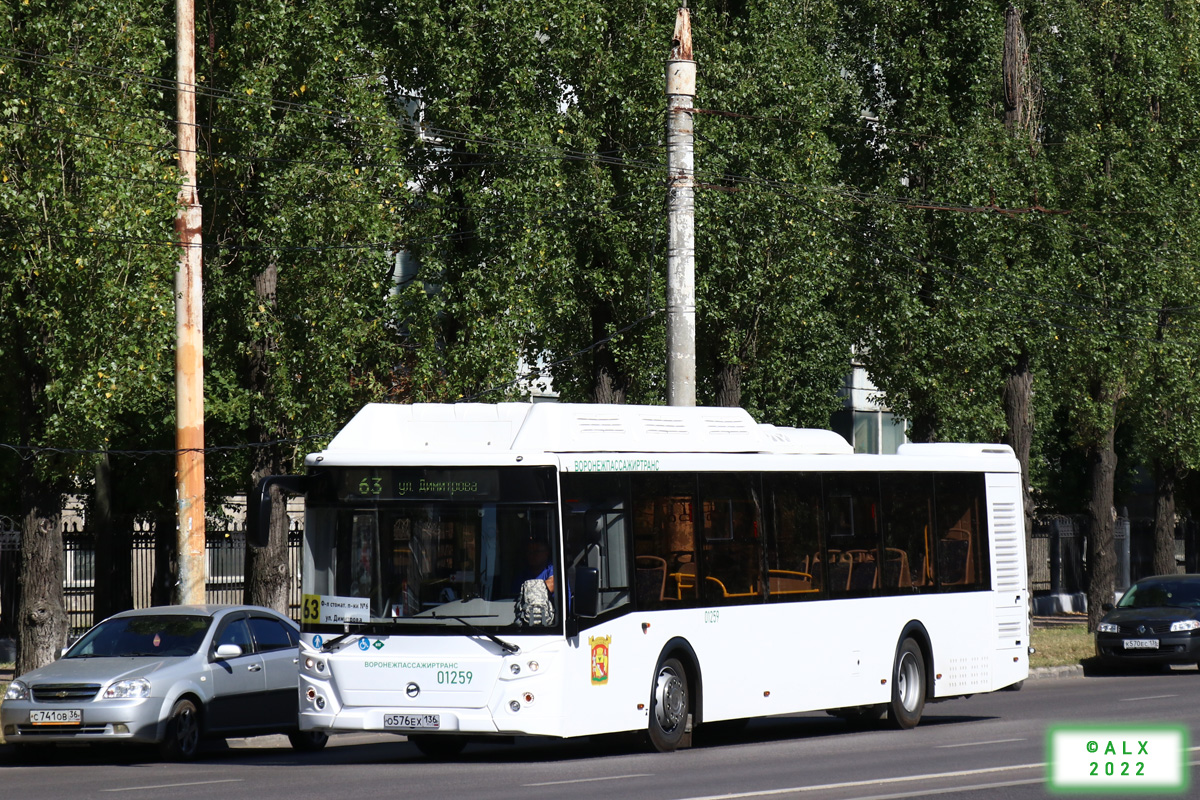 Воронежская область, ЛиАЗ-5292.67 (CNG) № 01259