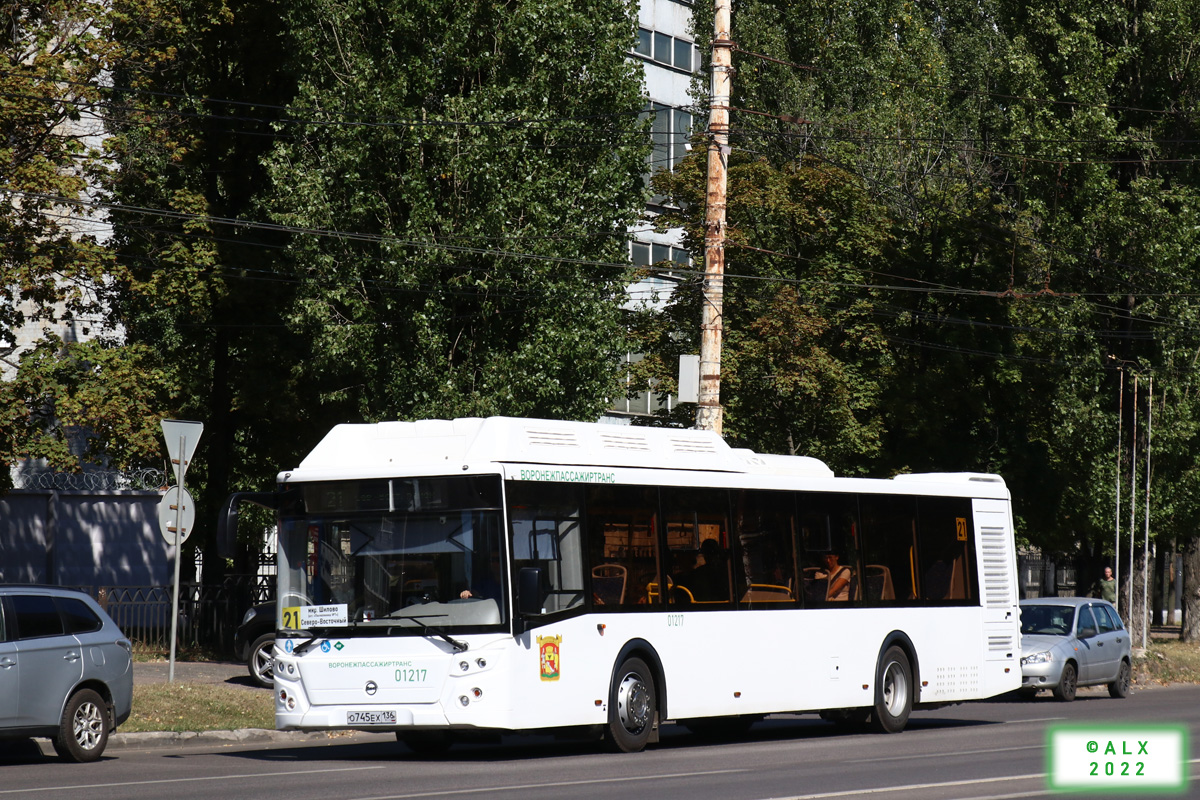 Voronezh region, LiAZ-5292.67 (CNG) # 01217