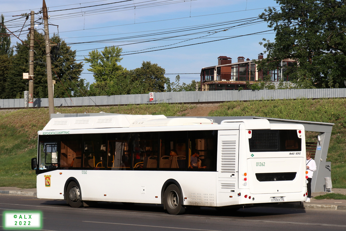 Воронежская область, ЛиАЗ-5292.67 (CNG) № 01262