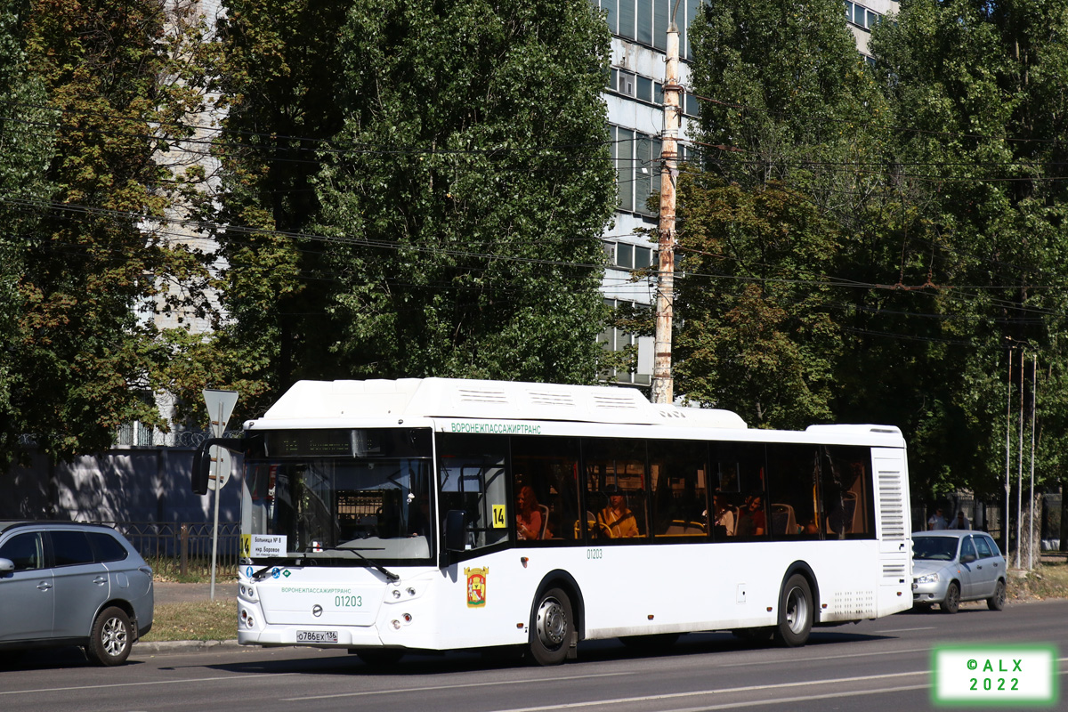 Voronezh region, LiAZ-5292.67 (CNG) č. 01203