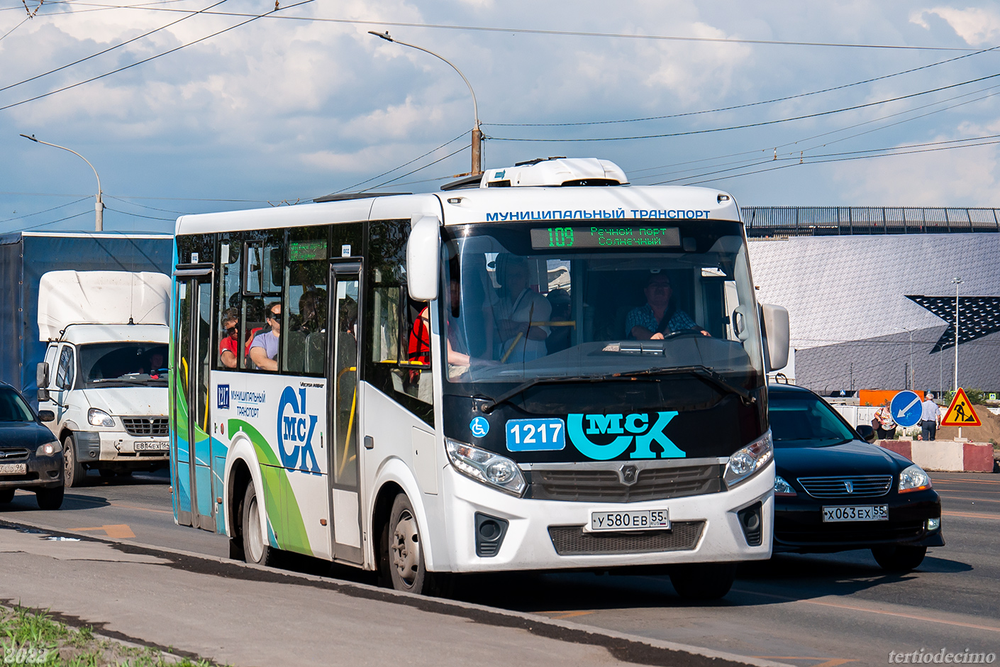 Omsk region, PAZ-320435-04 "Vector Next" Nr. 1217