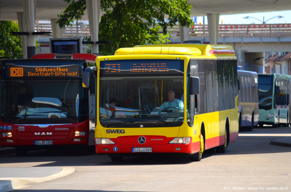 Баден-Вюртемберг, Mercedes-Benz O530LEÜ Citaro facelift LE Ü № 868