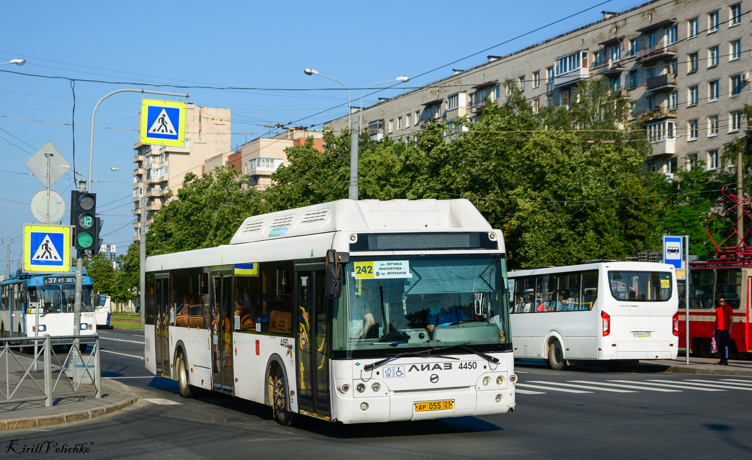 Санкт-Петербург, ЛиАЗ-5292.67 (CNG) № 4450