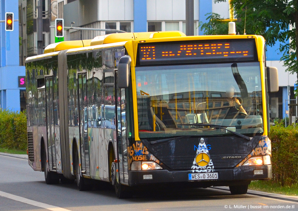 Северный Рейн-Вестфалия, Mercedes-Benz O530G Citaro G № 3601