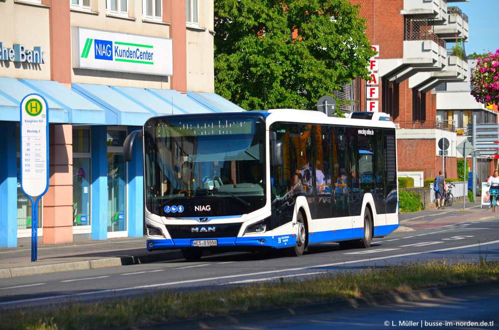 Северный Рейн-Вестфалия, MAN 12C Lion's City 12 NL280 EfficientHybrid № 5558