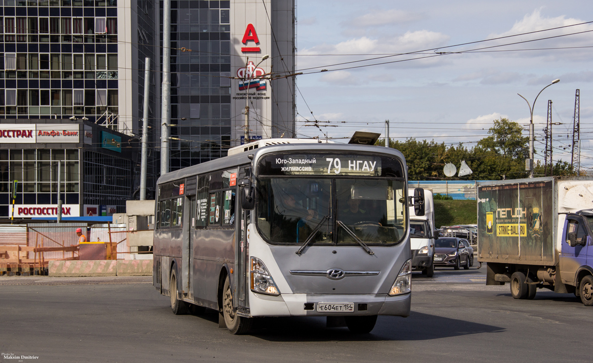 Новосибирская область, Hyundai New Super AeroCity 1F/L № Е 604 ЕТ 154