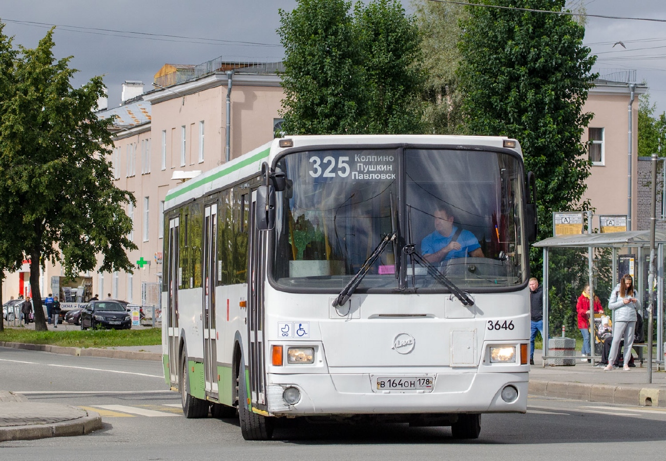 Санкт-Петербург, ЛиАЗ-5293.60 № 3646