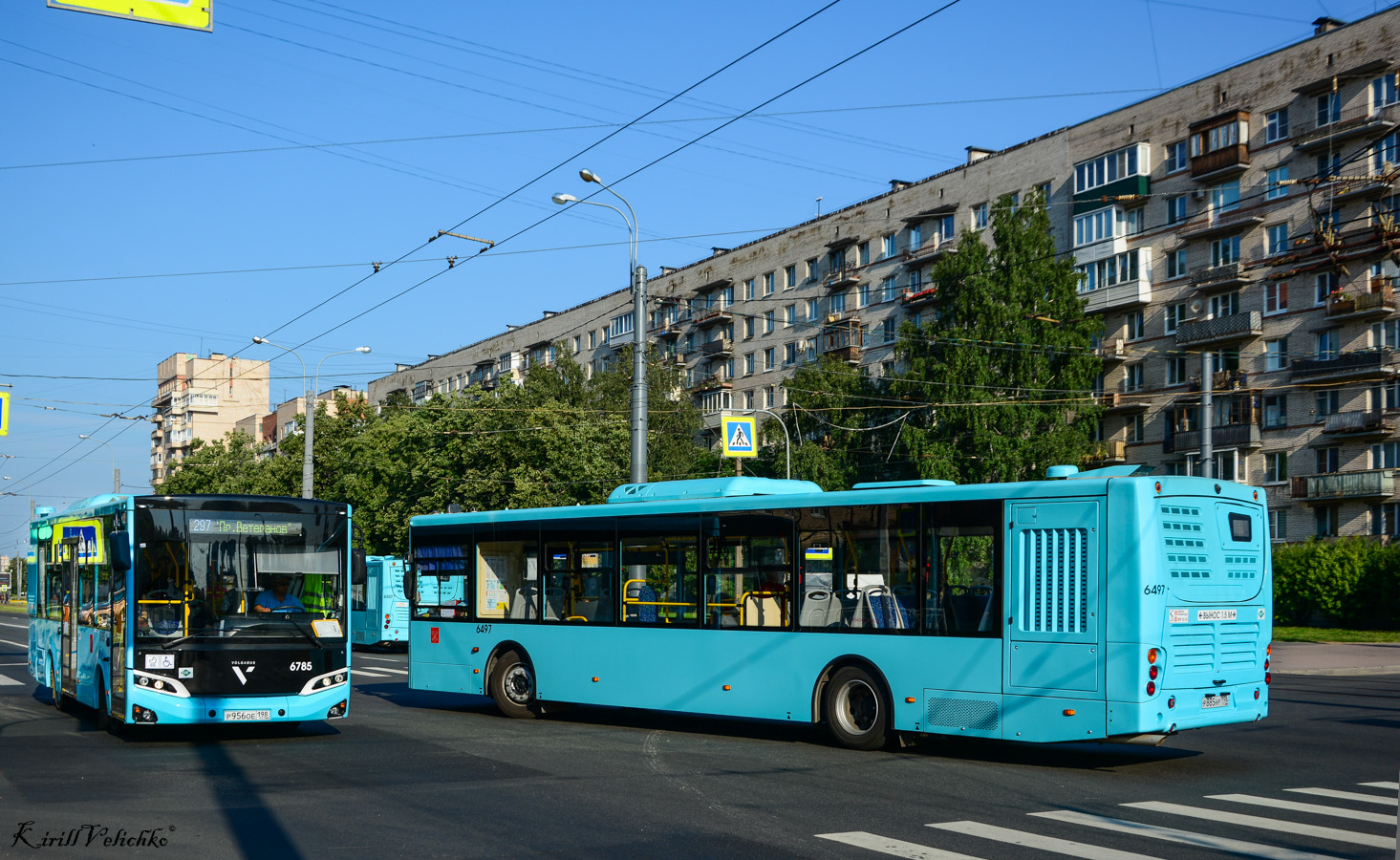 Санкт-Петербург, Volgabus-4298.G4 (LNG) № 6785; Санкт-Петербург, Volgabus-5270.G4 (LNG) № 6497