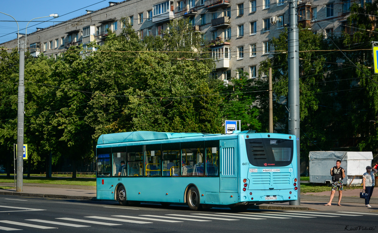 Санкт-Петербург, Volgabus-5270.G4 (CNG) № 6611