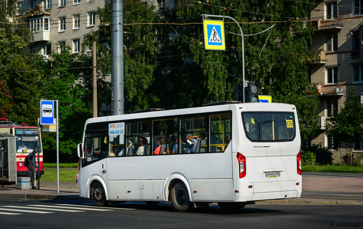 Санкт-Петербург, ПАЗ-320435-04 "Vector Next" № В 944 УУ 198