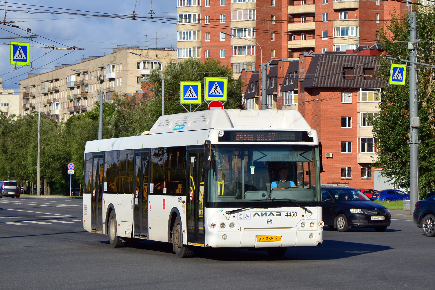 Санкт-Петербург, ЛиАЗ-5292.67 (CNG) № 4450