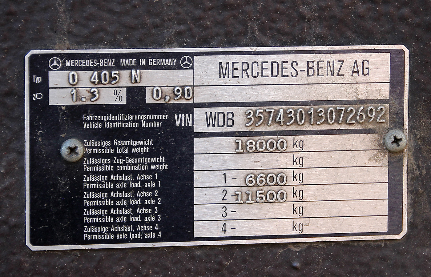 Пензенская область, Mercedes-Benz O405N № АХ 045 58