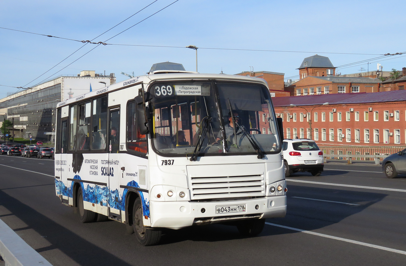 Санкт-Петербург, ПАЗ-320402-05 № 7937