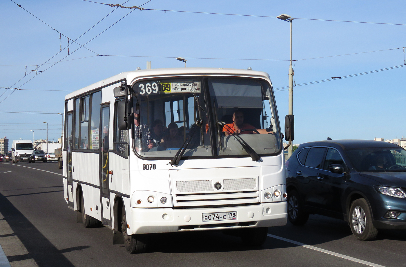 Санкт-Петербург, ПАЗ-320402-05 № 9070