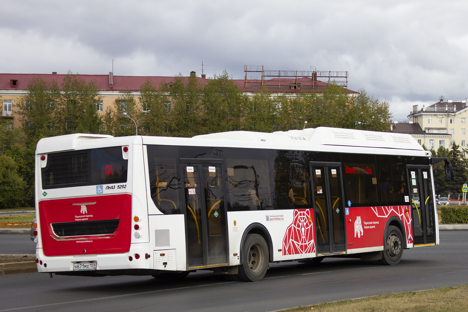 Пермский край, ЛиАЗ-5292.67 (CNG) № Н 671 МХ 159